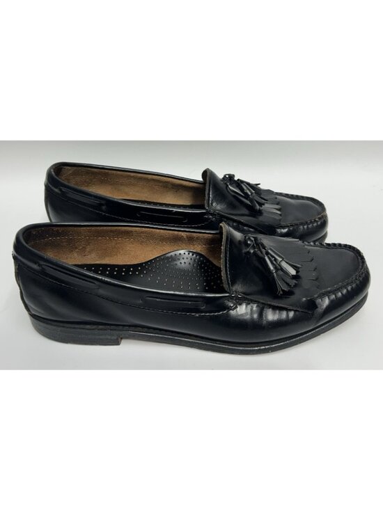 G.H. Bass Weejuns Tassel Loafers Men’s Sz 11.5 D Black Leather Kiltie Fringe USA main image 7